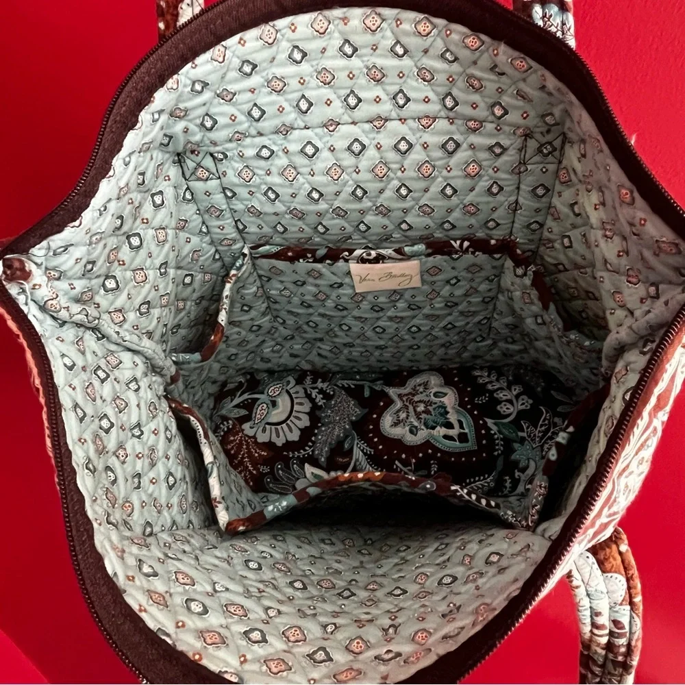 Vera Bradley Java Blue Tote Bag - Picture 6 of 10